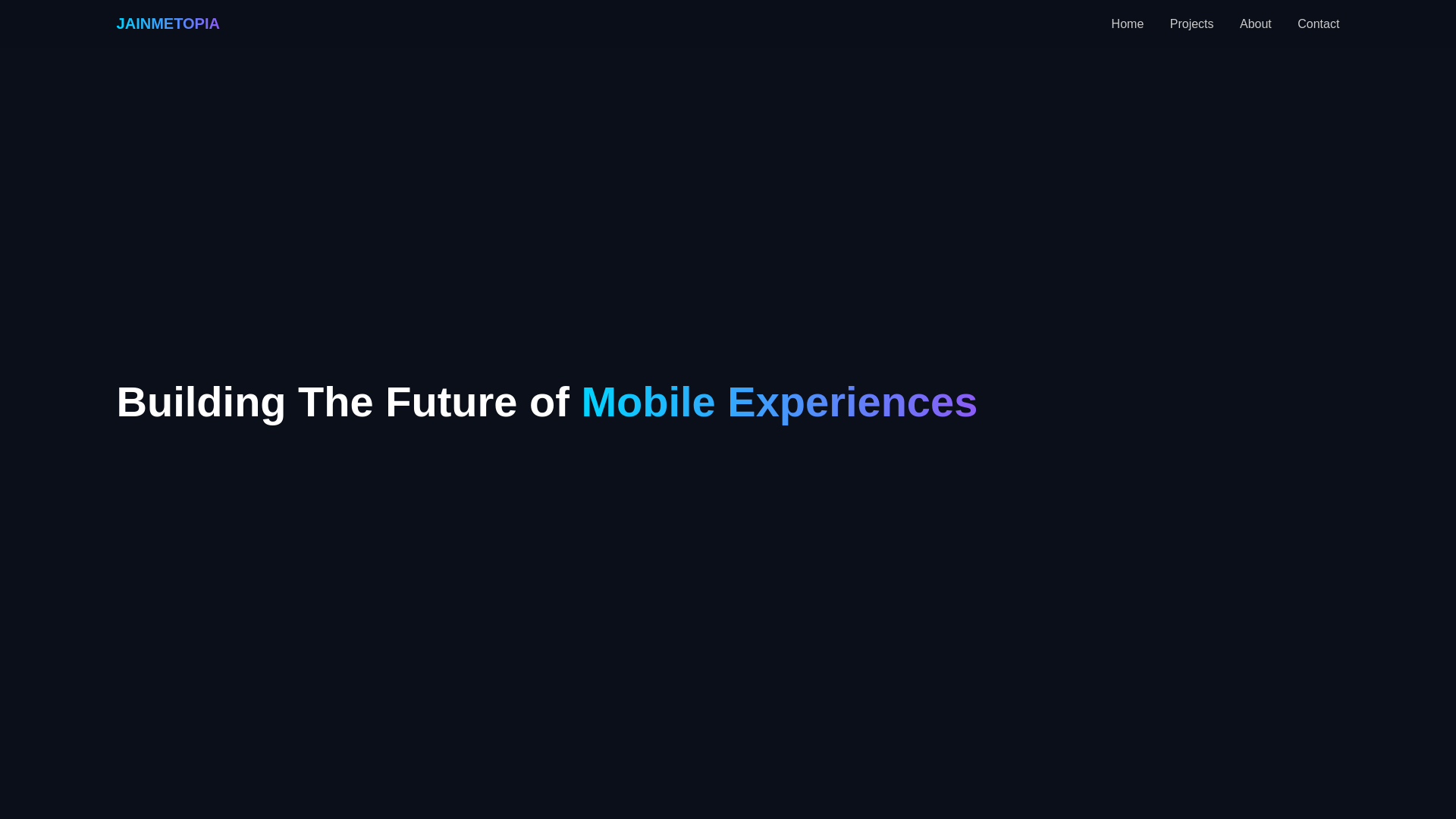 website screenshot of https://jainmetopia.com/