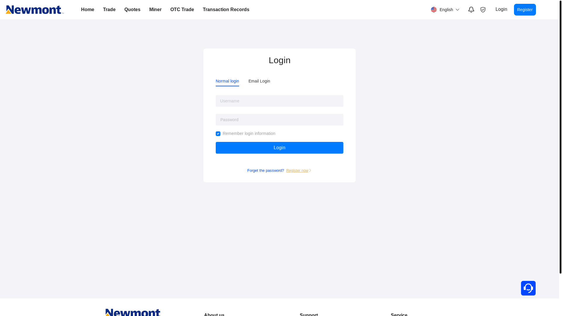 website screenshot of https://newmontkre.com/