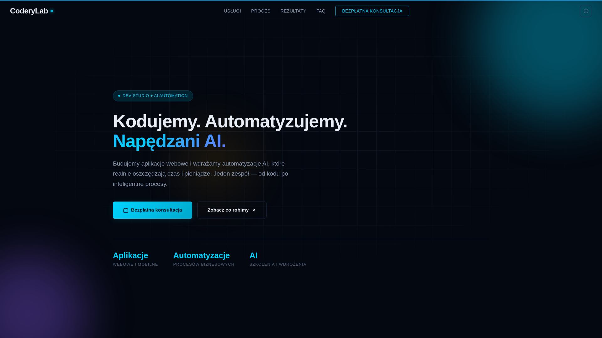 website screenshot of https://coderylab.dev/