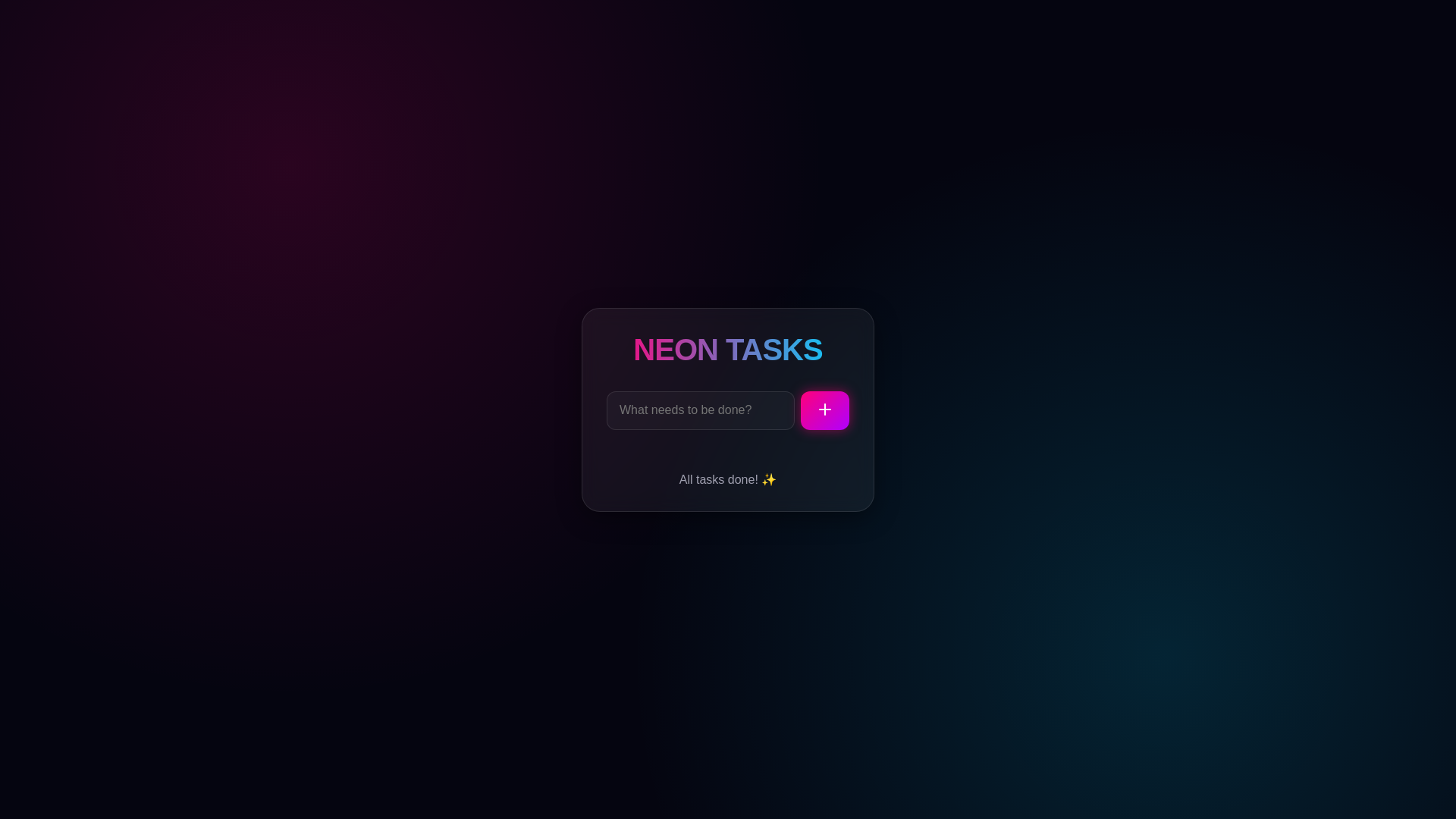 website screenshot of https://neontasks.pages.dev/