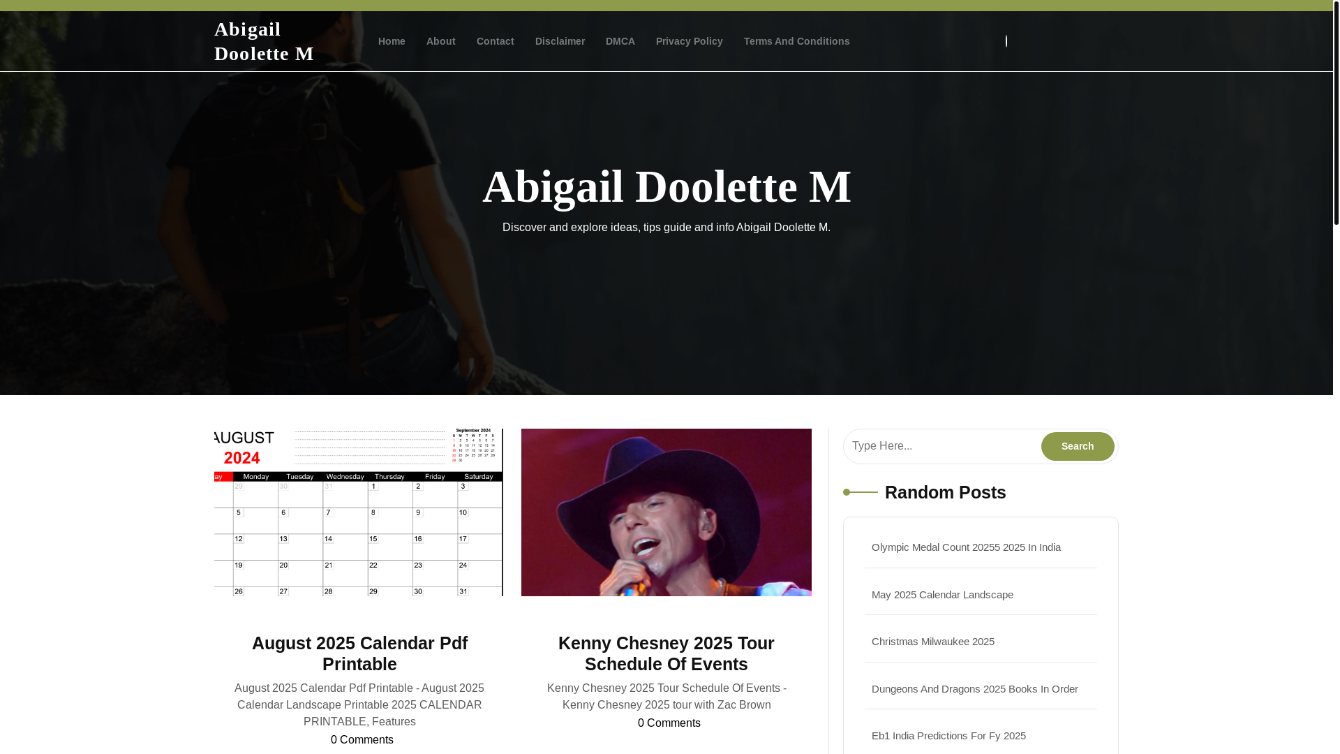 website screenshot of https://abigaildoolettem.pages.dev/