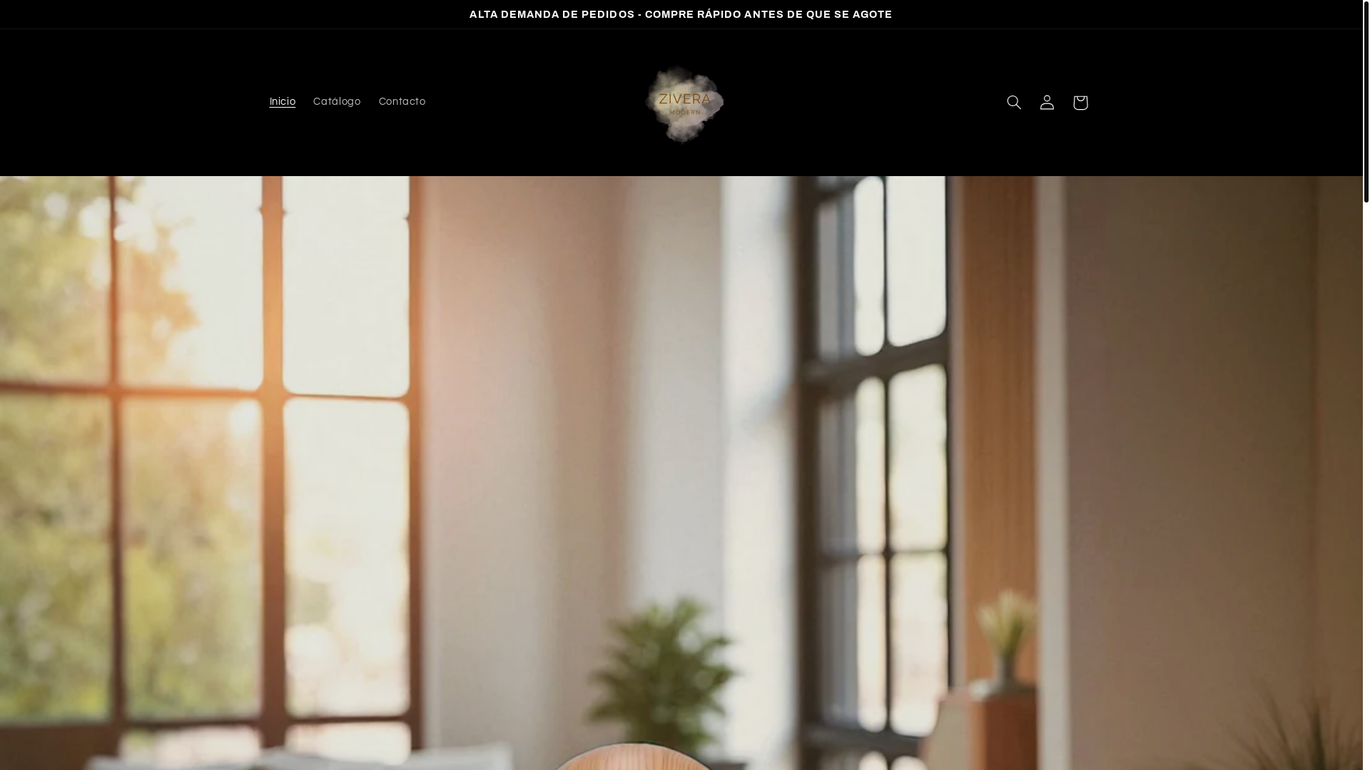 website screenshot of https://ziveramodern.com/
