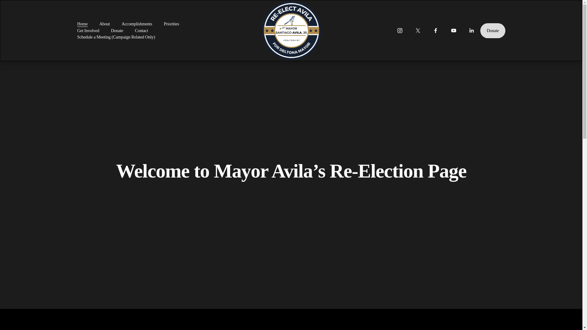 website screenshot of https://reelectavila.com/