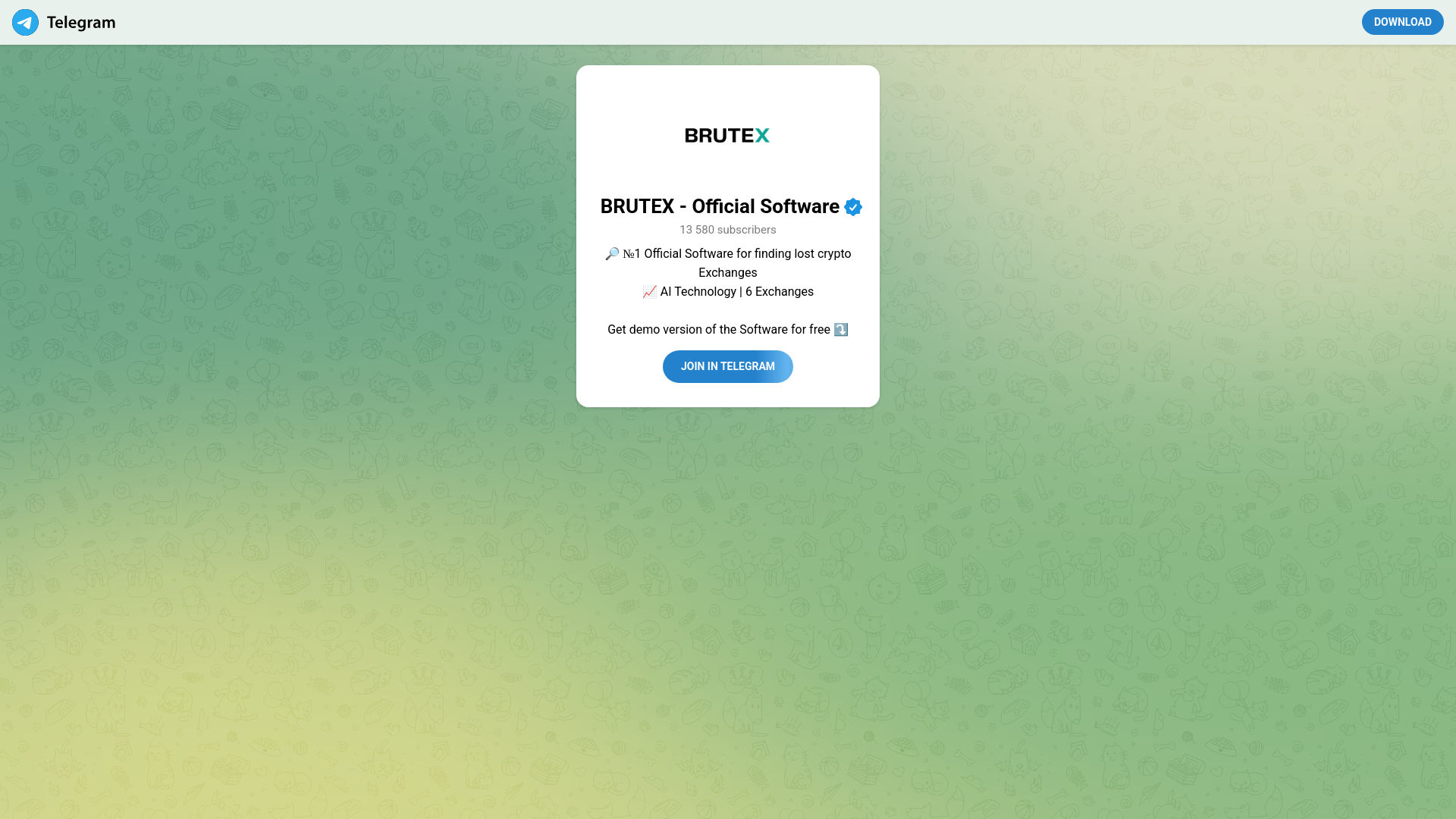 website screenshot of https://brutex.pages.dev/