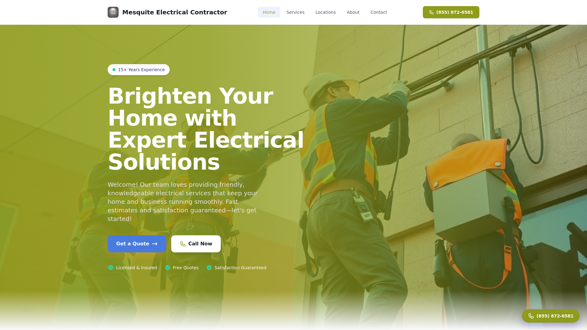 website screenshot of https://mesquiteelectricalcontractor-org.pages.dev/