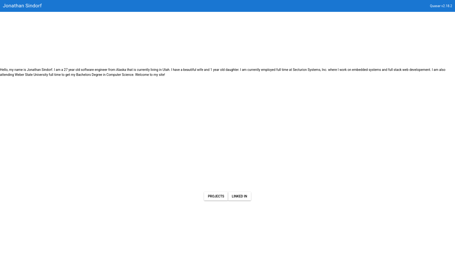 website screenshot of https://jonathansindorf.com/