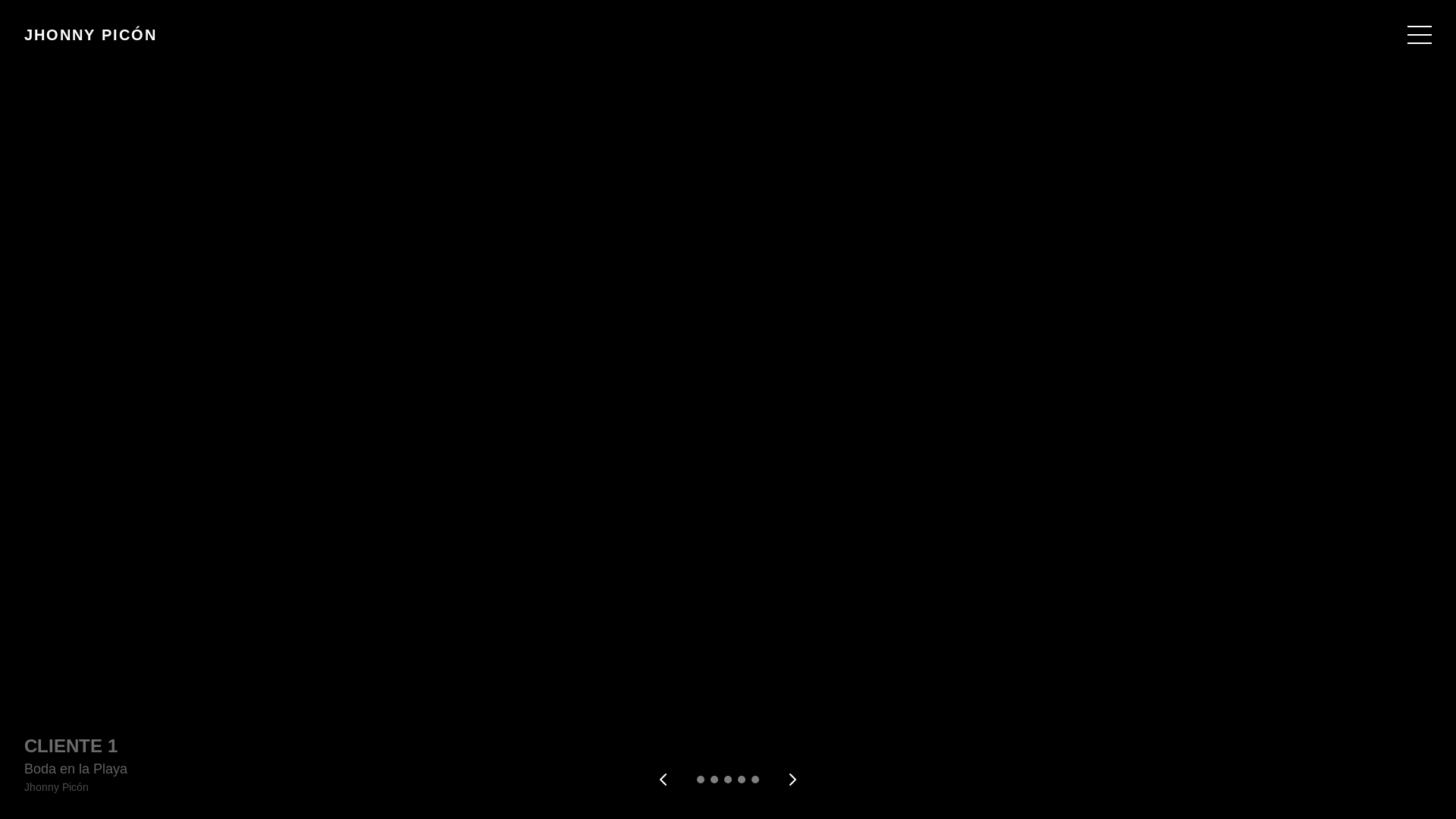 website screenshot of https://jhonnypicon.com/
