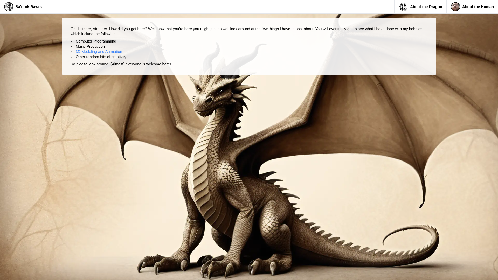 website screenshot of https://sadrok.pages.dev/