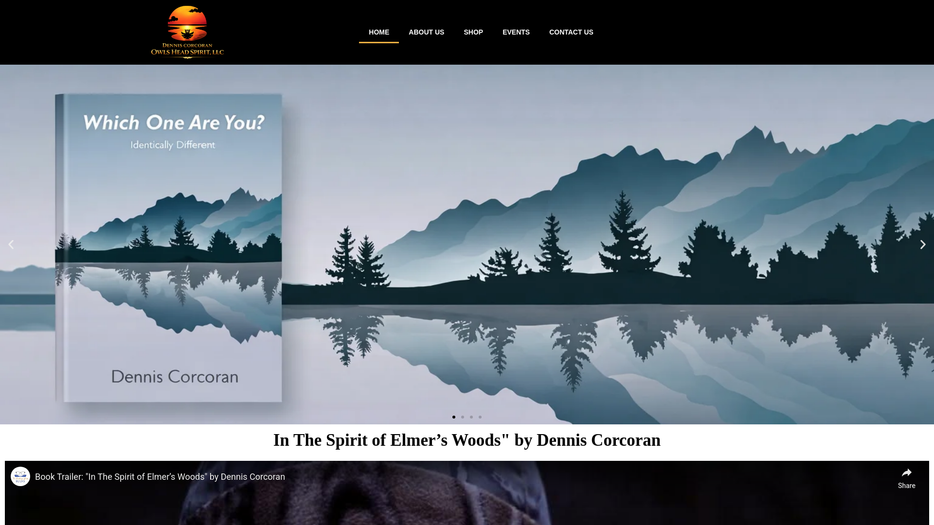 website screenshot of https://denniscorcoranbooks.com/