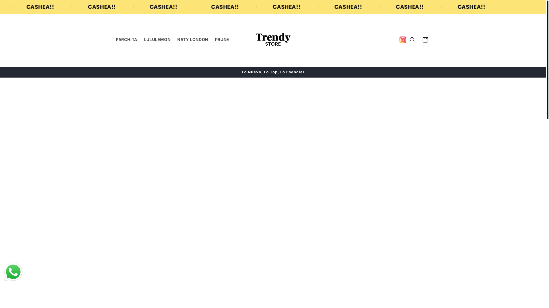 website screenshot of https://trendystoreve.com/