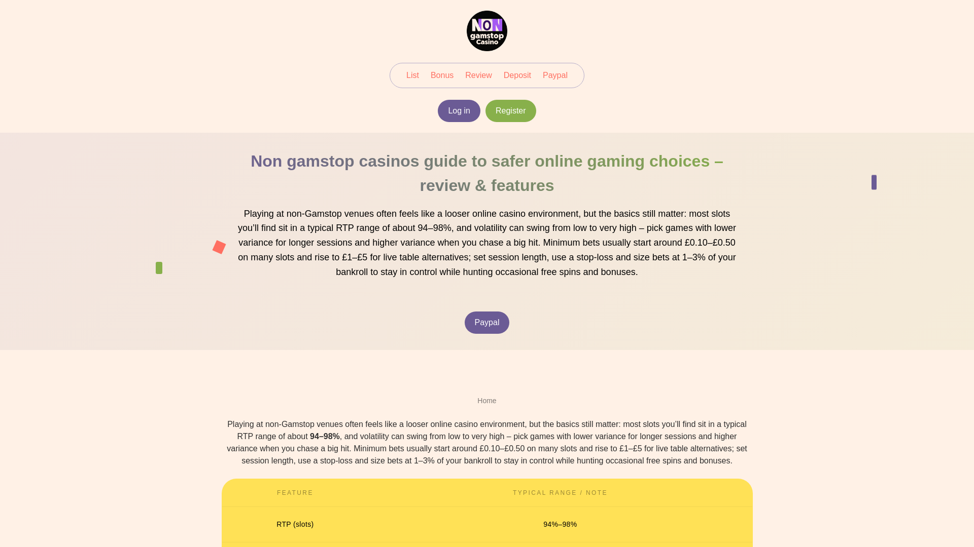 website screenshot of https://non-gamstop-casinos-pro.co.uk