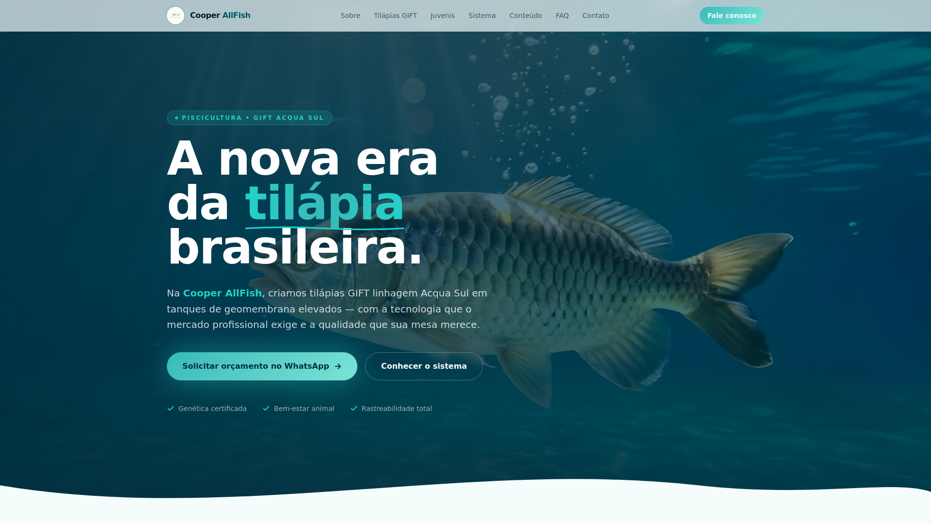 website screenshot of https://cooperallfish.com/