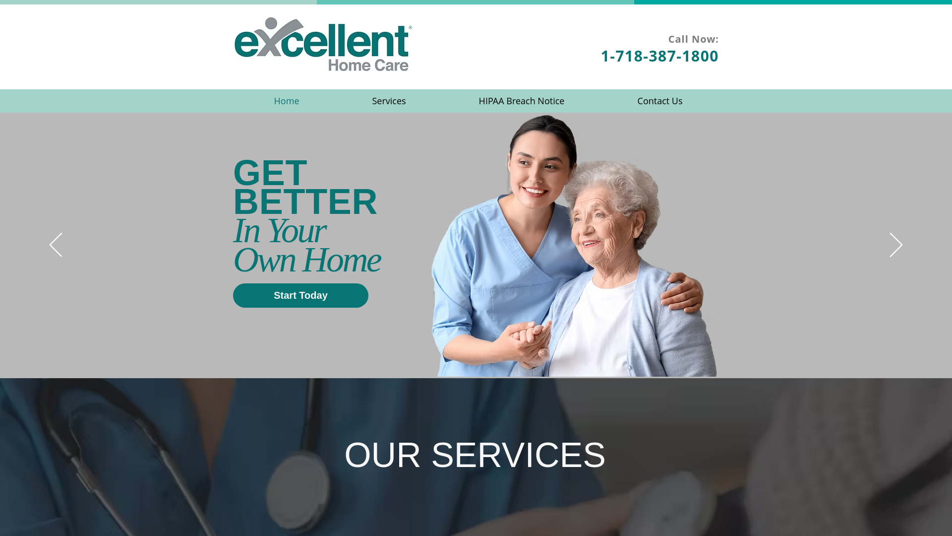 website screenshot of https://excellenthc.org