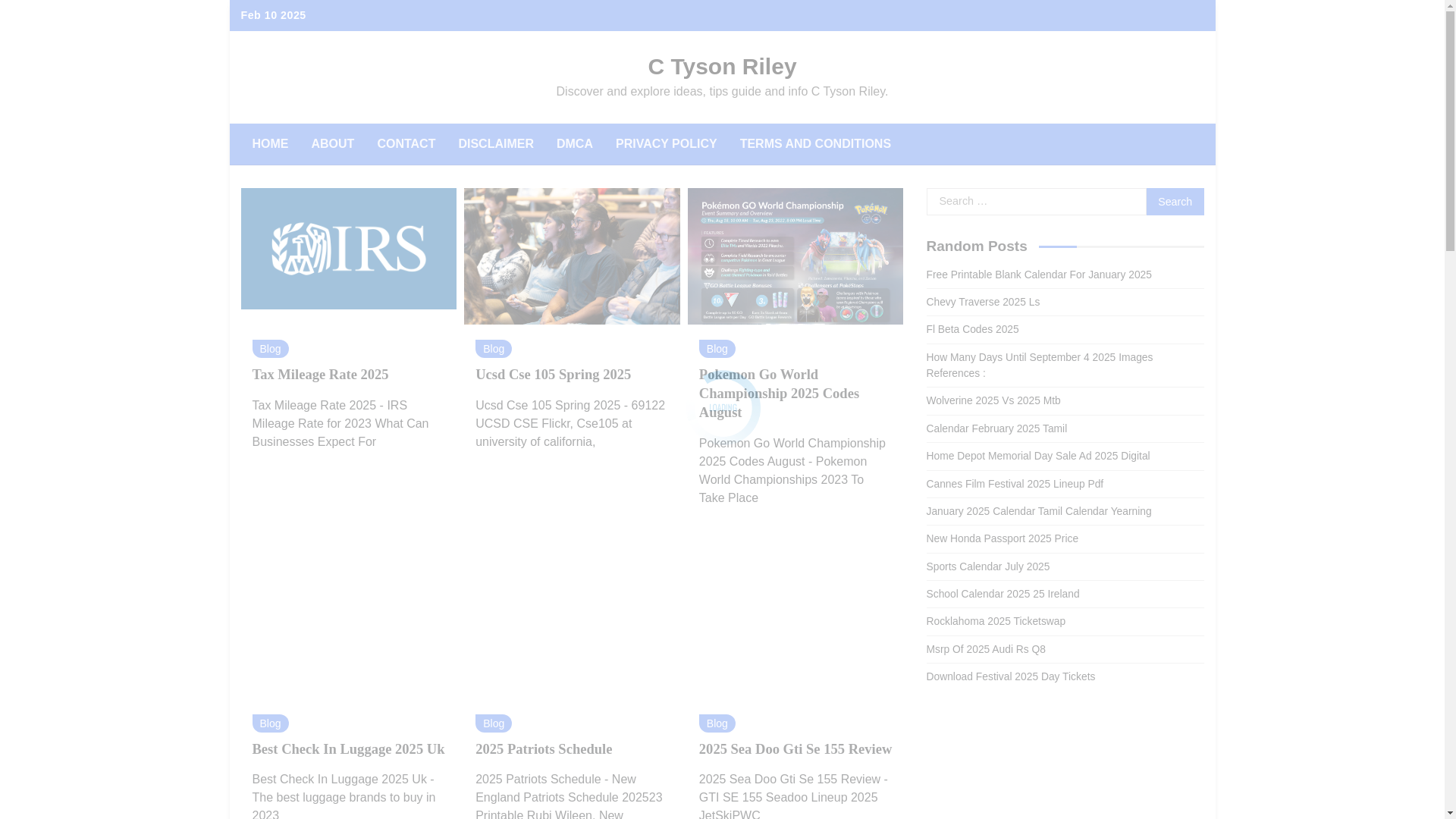 website screenshot of https://ctysonriley.pages.dev/