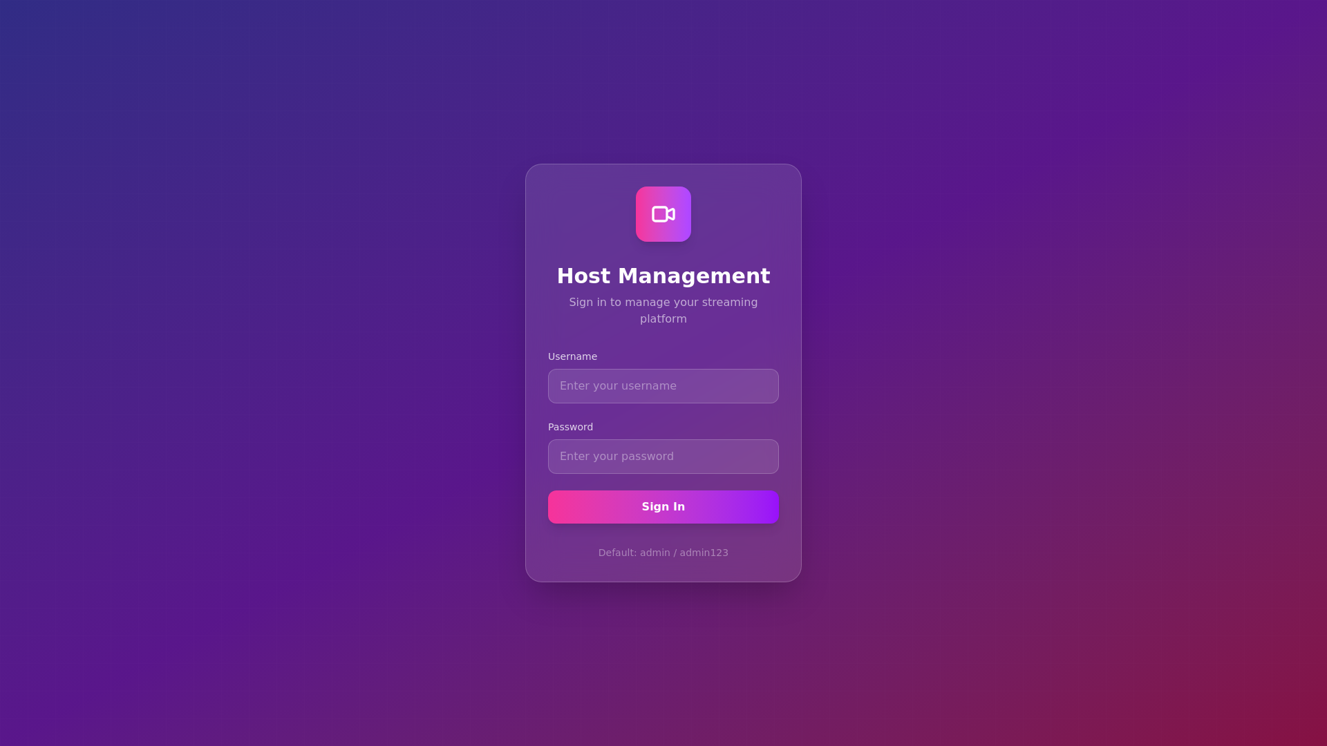 website screenshot of https://host-management-frontend.pages.dev/