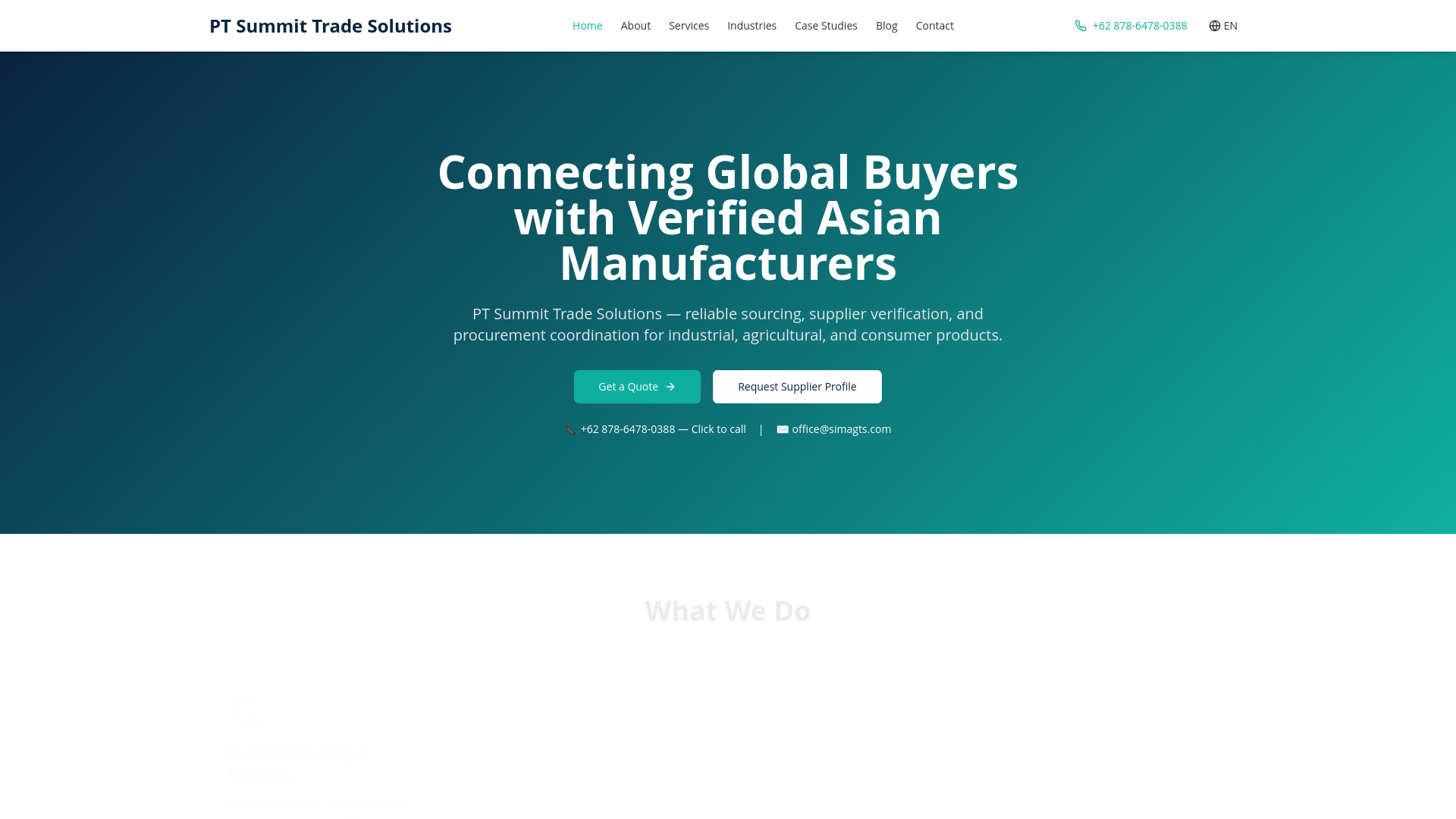 website screenshot of https://ptsummitgt.com/
