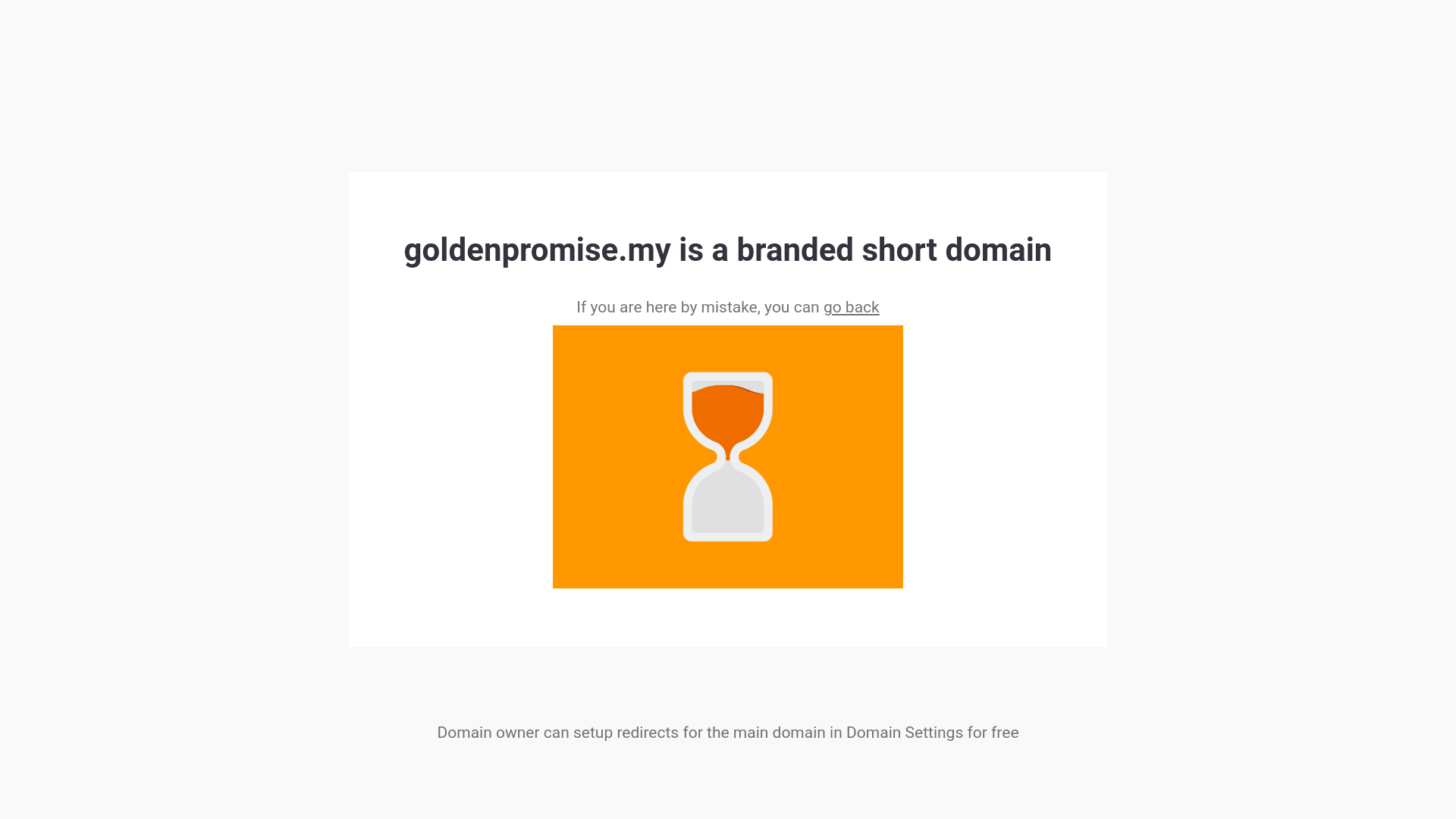 website screenshot of https://goldenpromise.my/