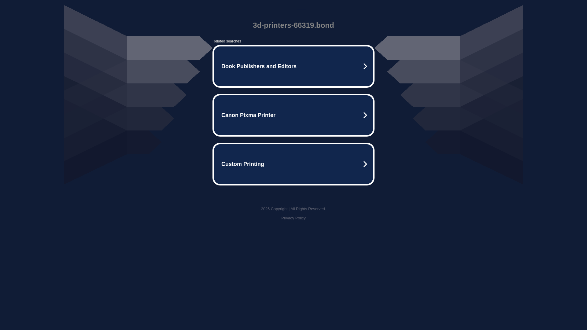 website screenshot of https://3d-printers-66319.bond/