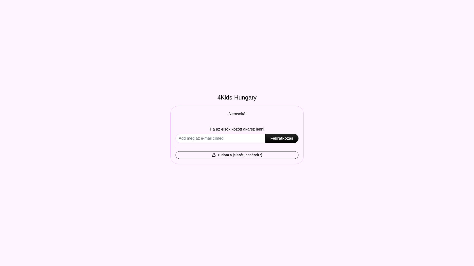website screenshot of https://4kids-hungary.hu/