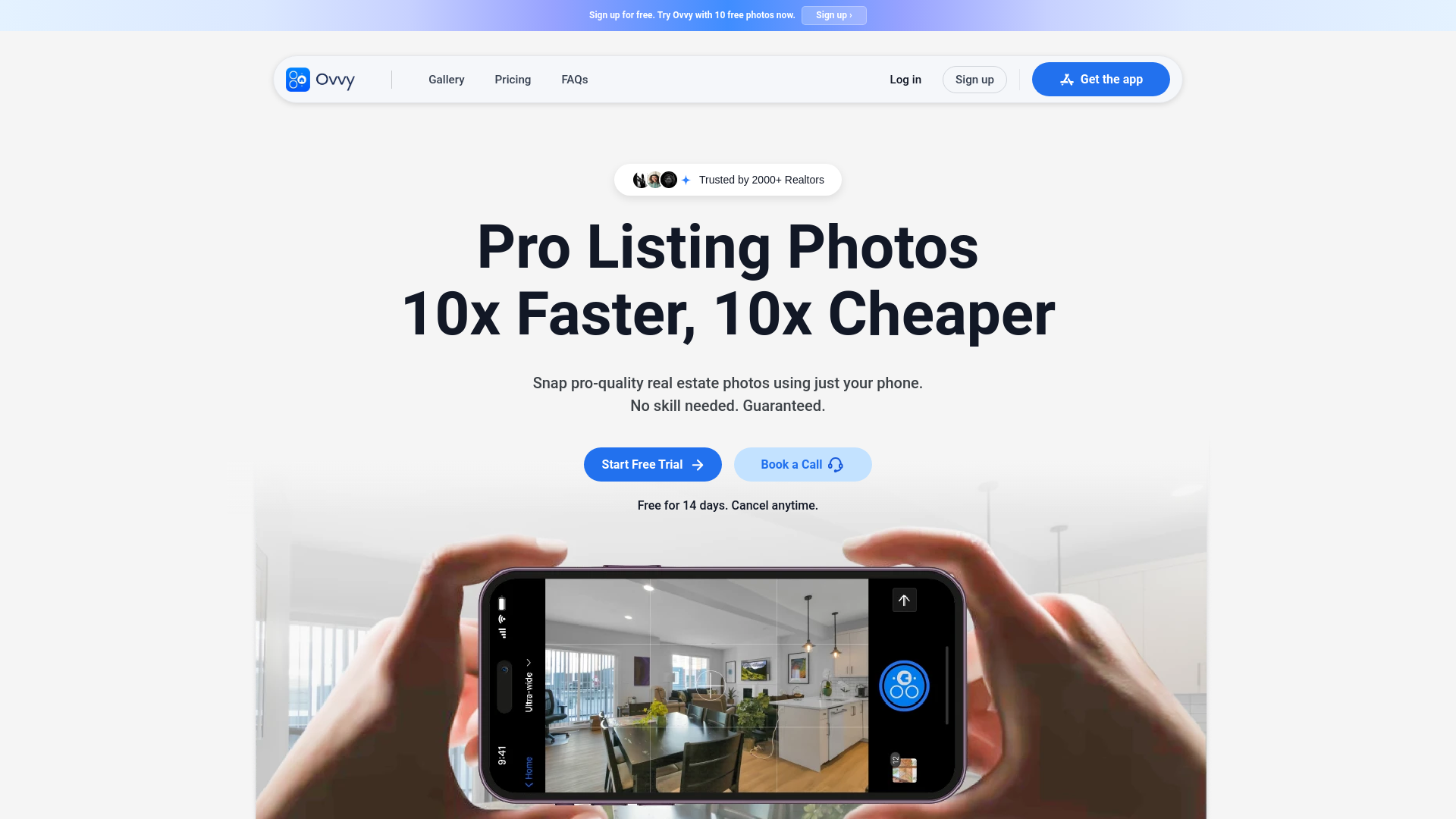 website screenshot of https://clickagentpics.com/