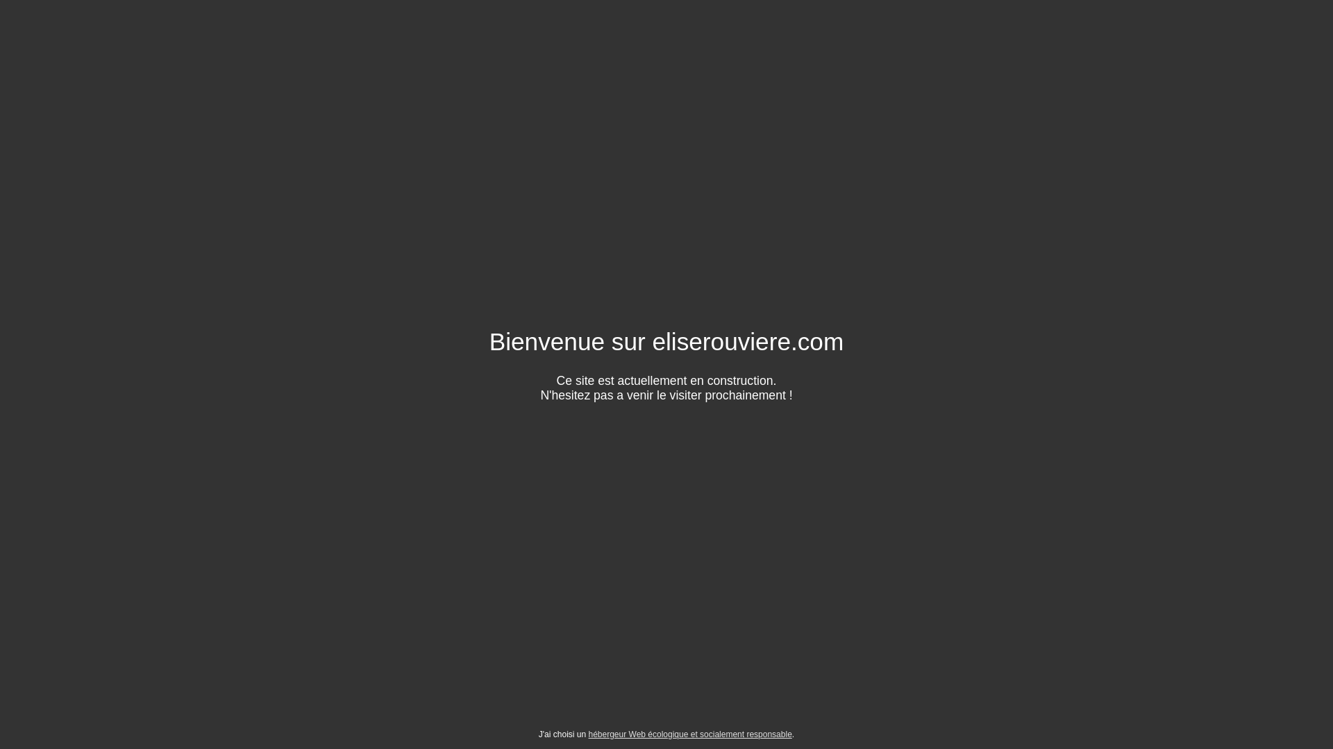website screenshot of https://eliserouviere.com/