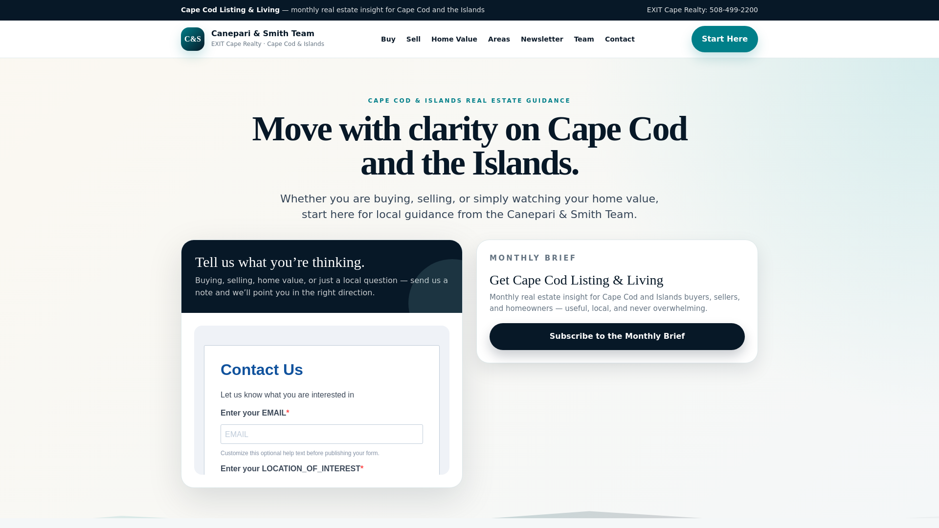 website screenshot of https://caneparismith-site.pages.dev/