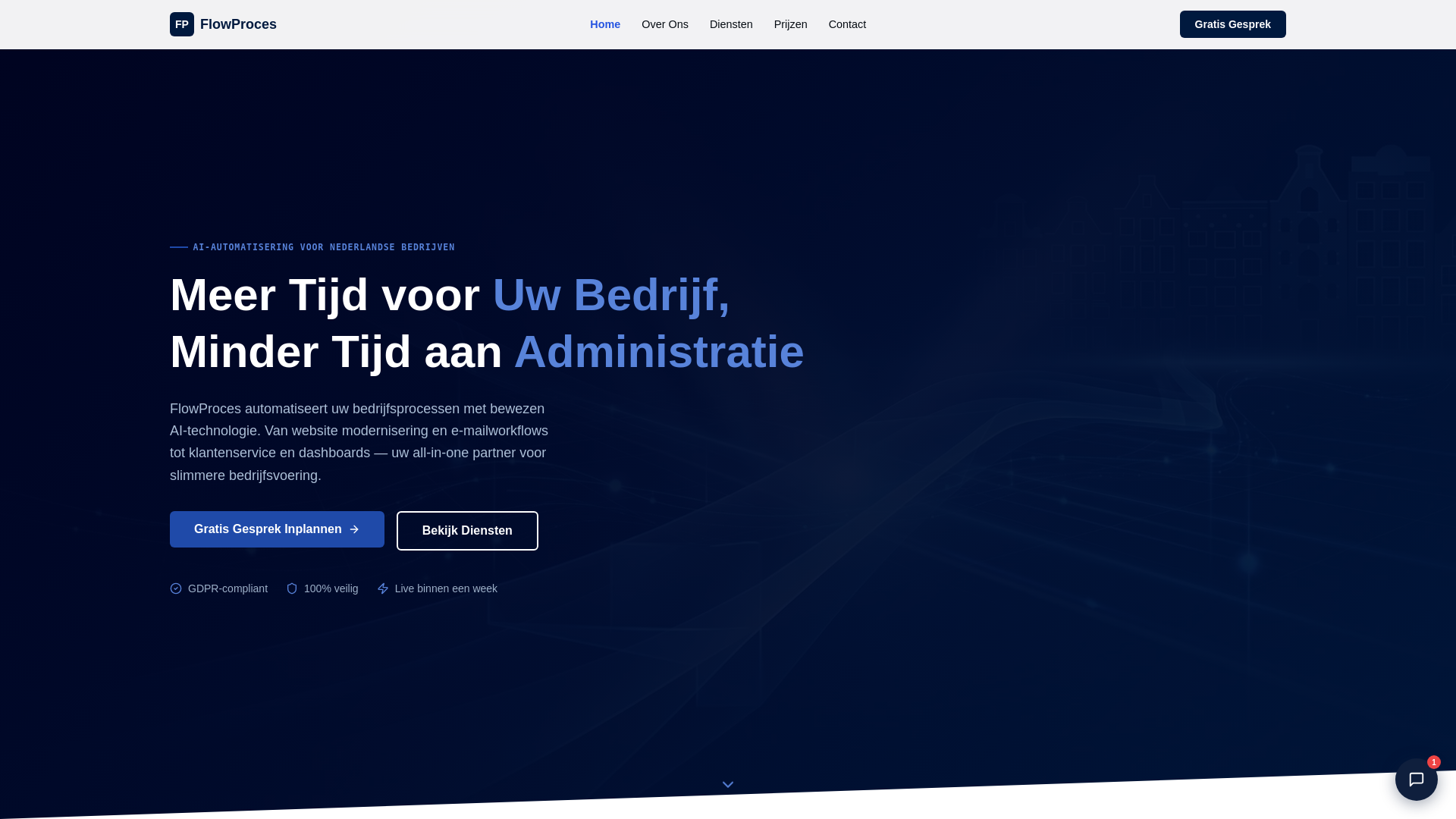 website screenshot of https://flowproces.nl