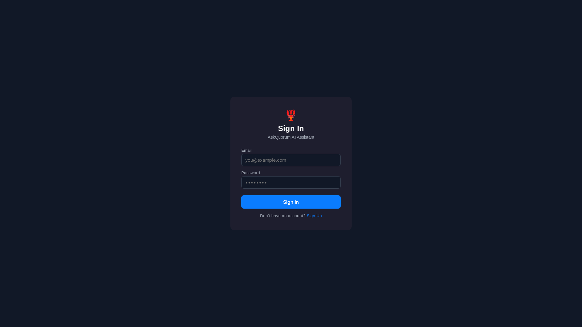website screenshot of https://chat-askquorumai.pages.dev/