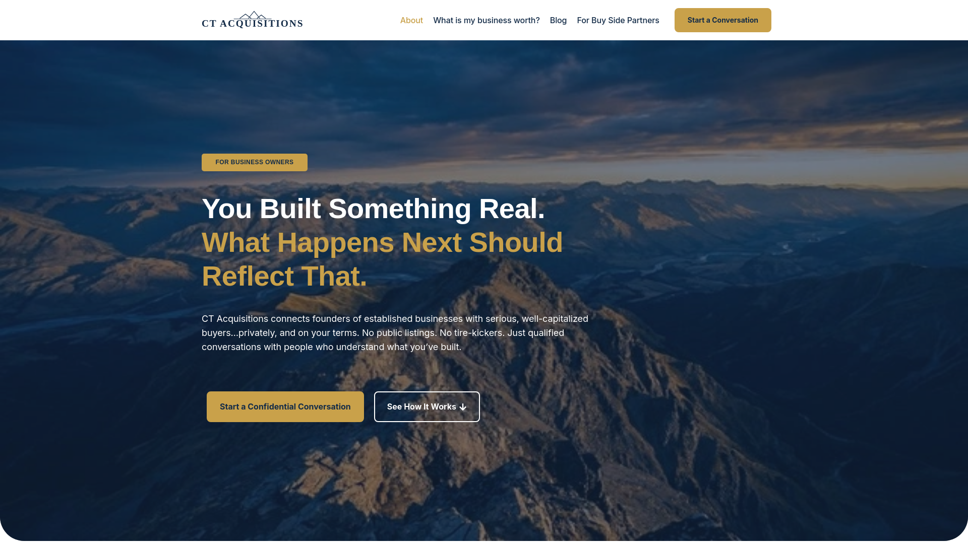 website screenshot of https://ctalliance.info/