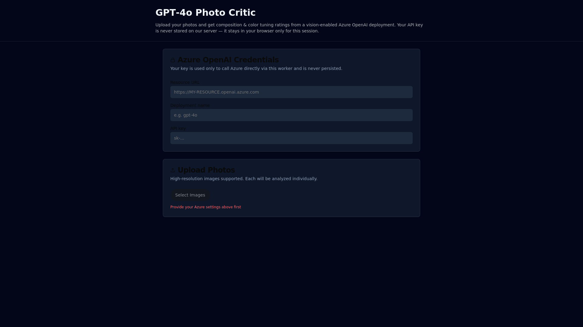 website screenshot of https://photo-grading-app2-frontend.pages.dev/