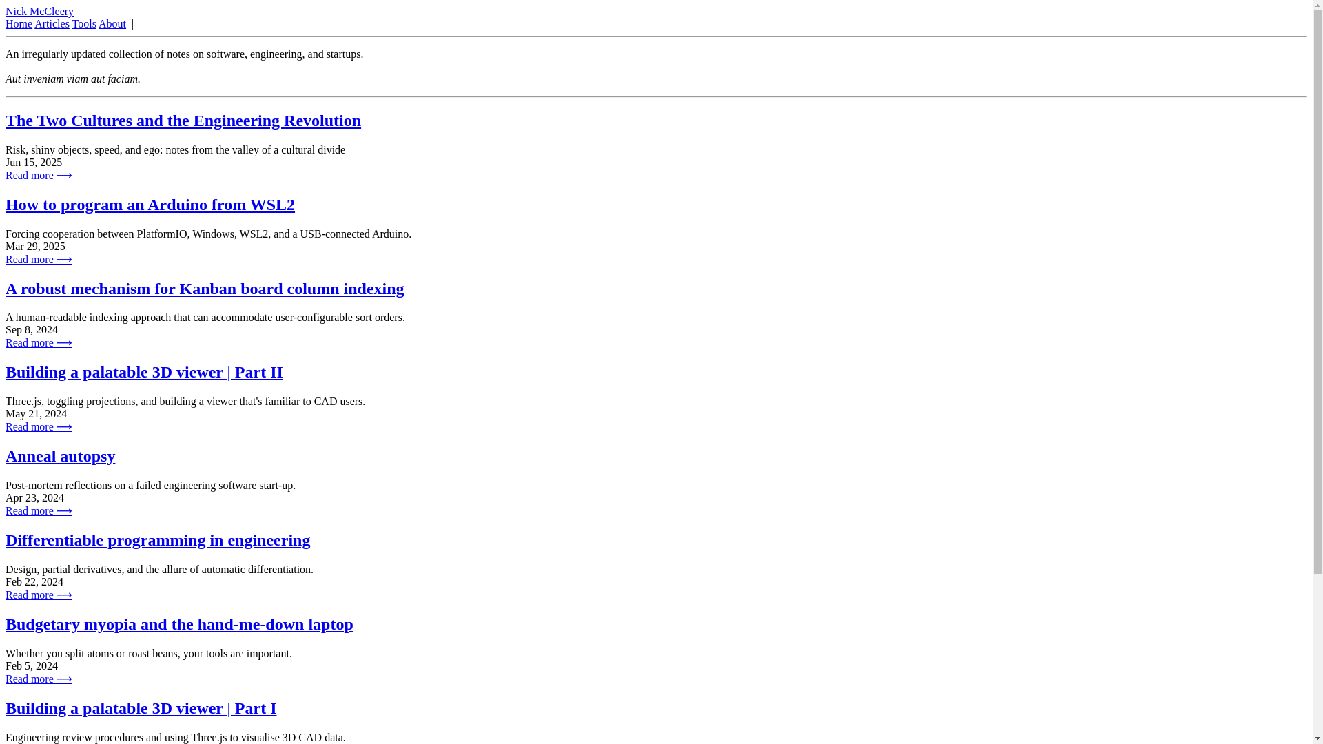 website screenshot of https://nickmccleery-github-io.pages.dev/