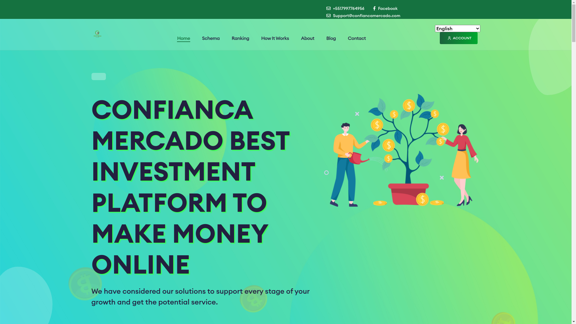 website screenshot of https://www.confiancamercado.com/