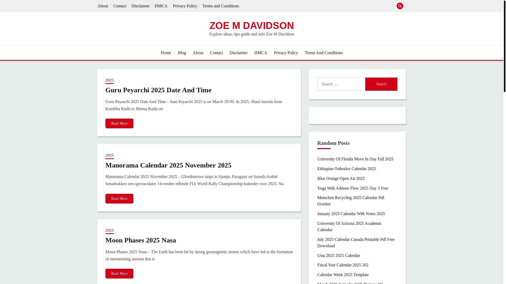 website screenshot of https://zoemdavidson.pages.dev/