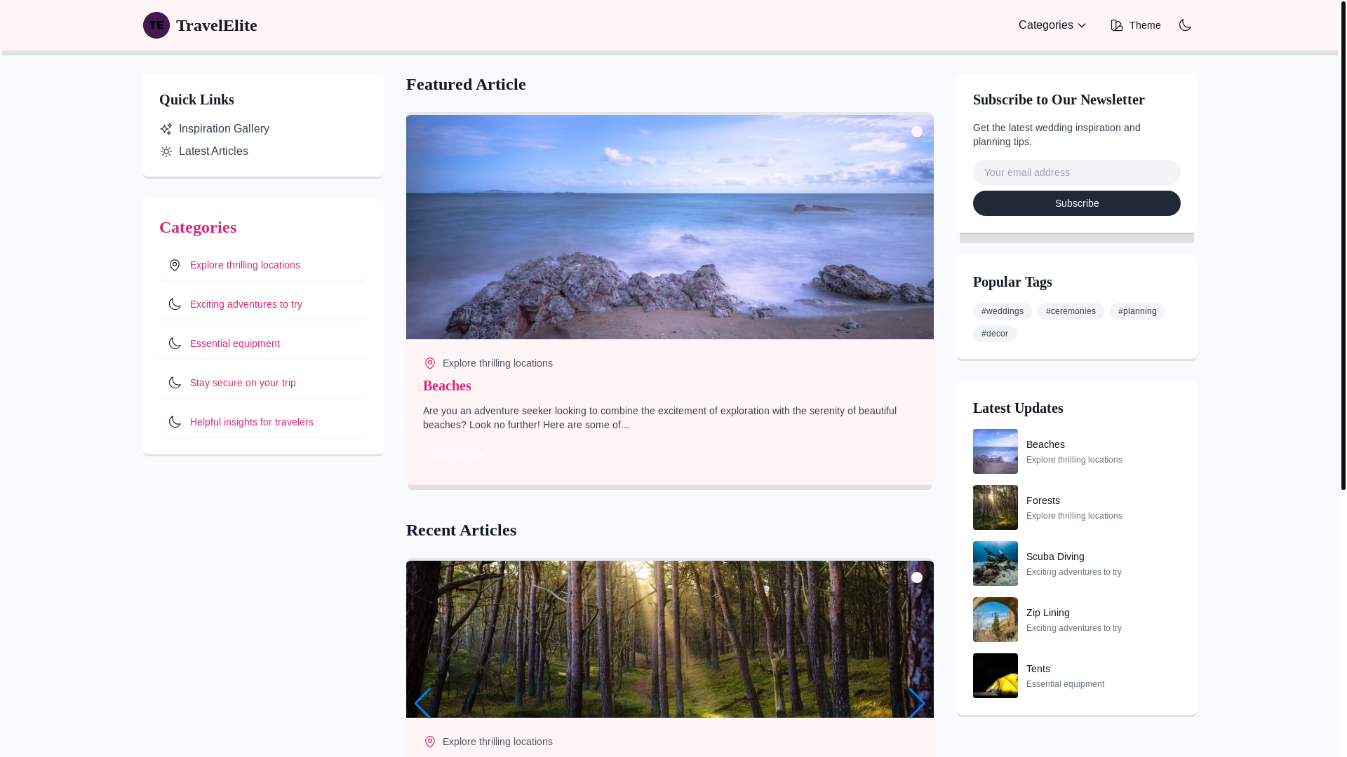 website screenshot of https://premiertravelvalues.live/