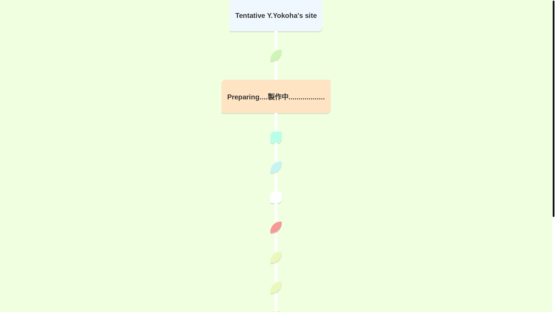 website screenshot of https://yokonoha.pages.dev/