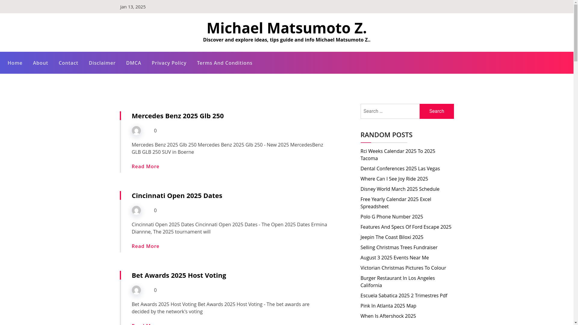 website screenshot of https://michaelmatsumotoz.pages.dev/