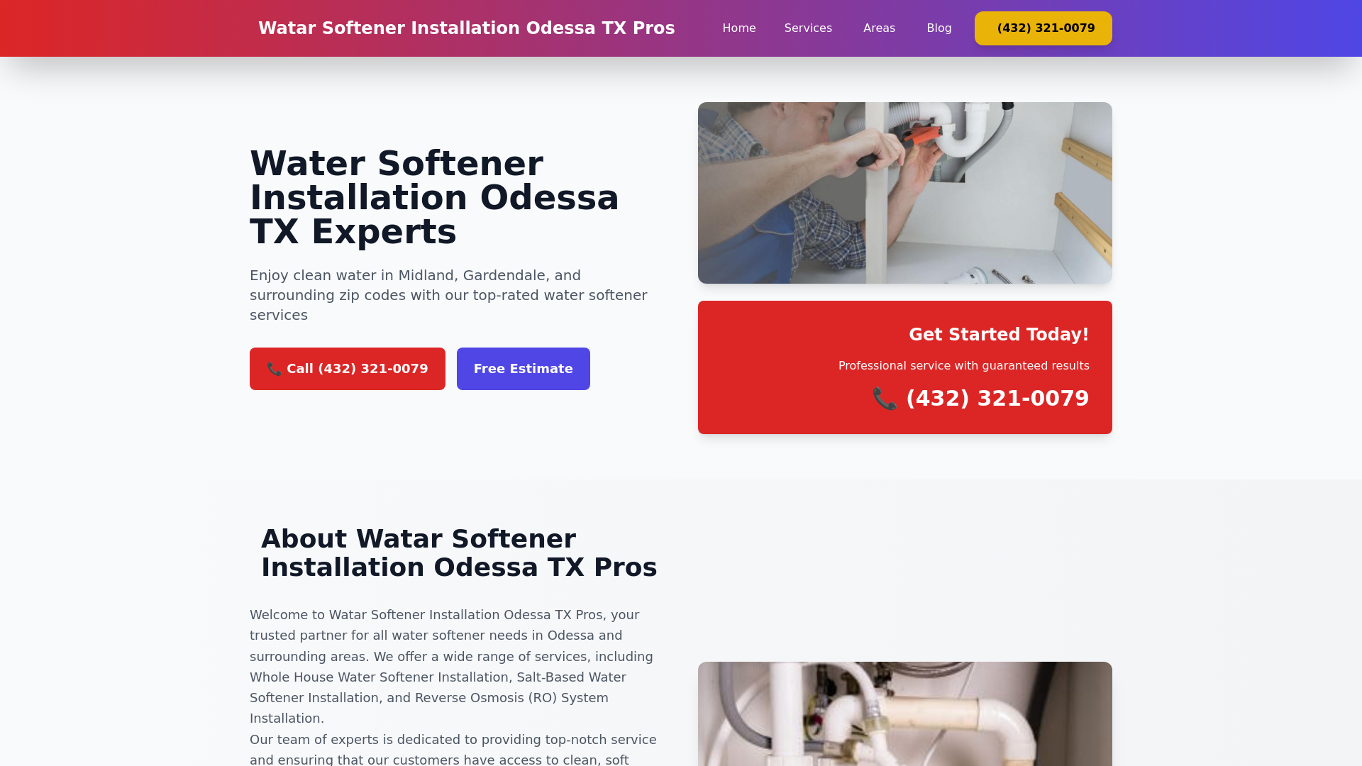 website screenshot of https://watar-softener-installation-odessa-tx-pros.pages.dev/