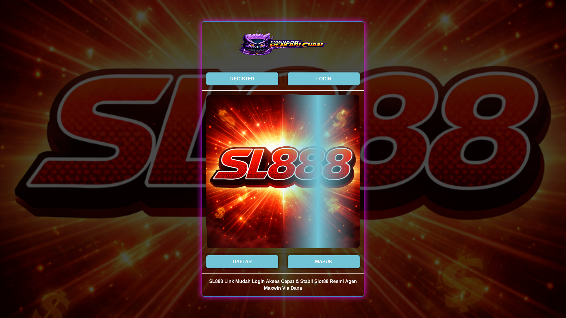 website screenshot of https://sl888-mudah-login-7rh.pages.dev/