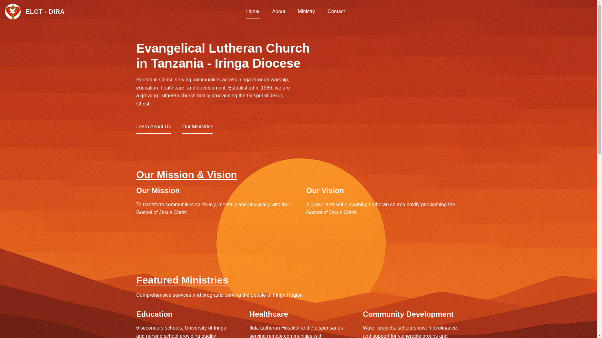 website screenshot of https://elctdira.org/
