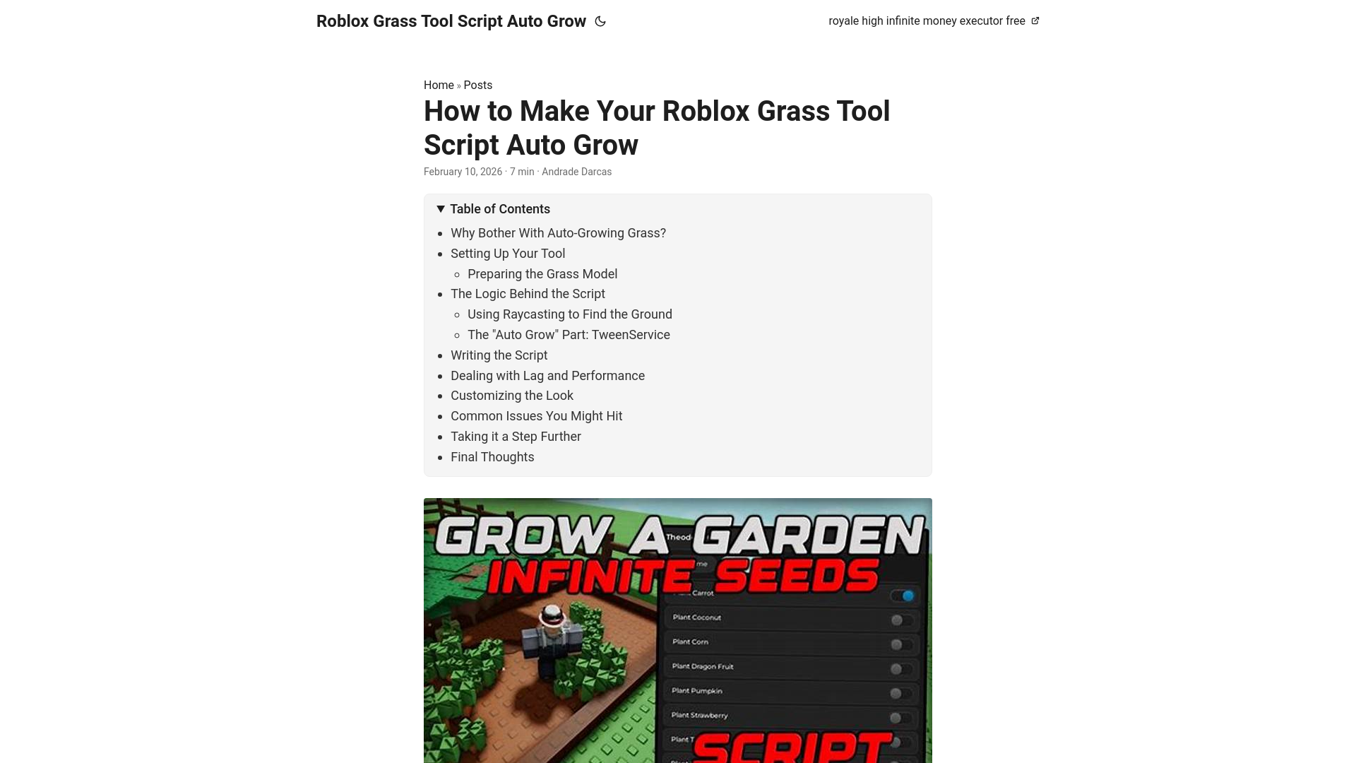 website screenshot of https://roblox-grass-tool-script-auto-grow.pages.dev/