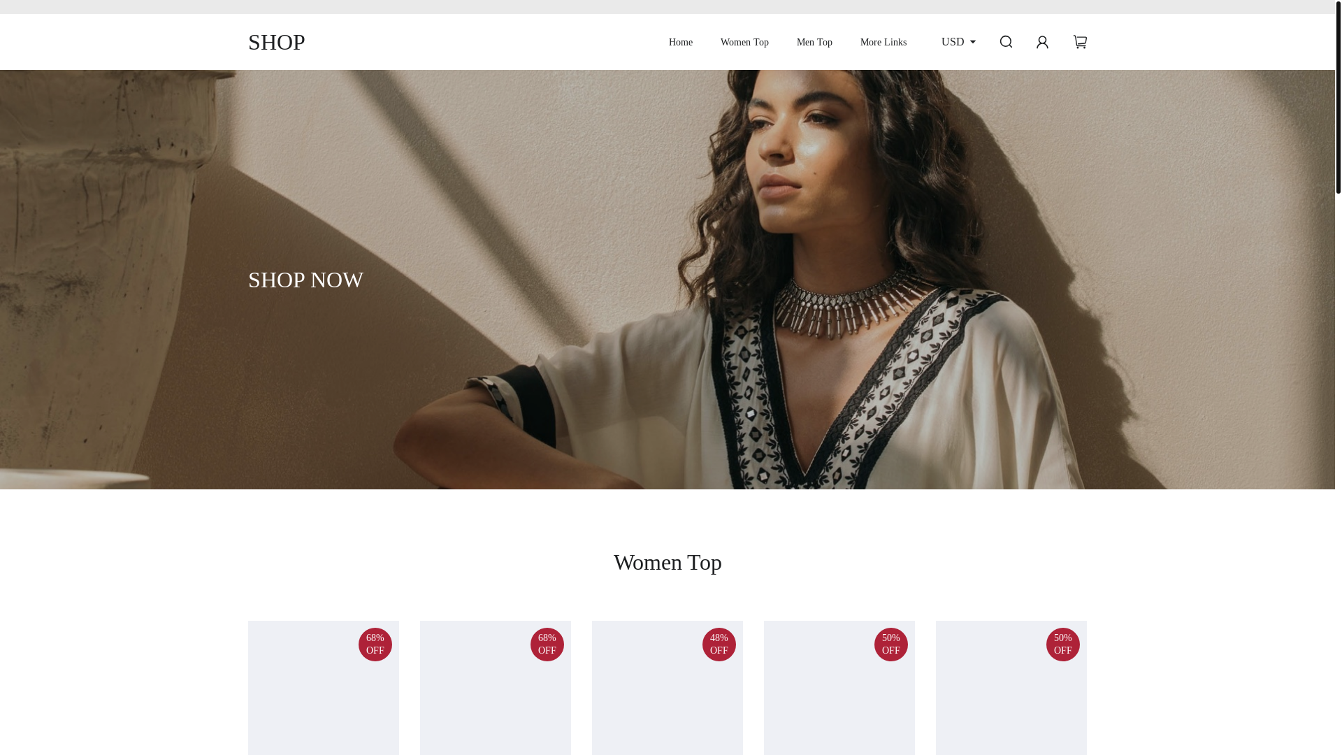 website screenshot of https://eominice.shop/
