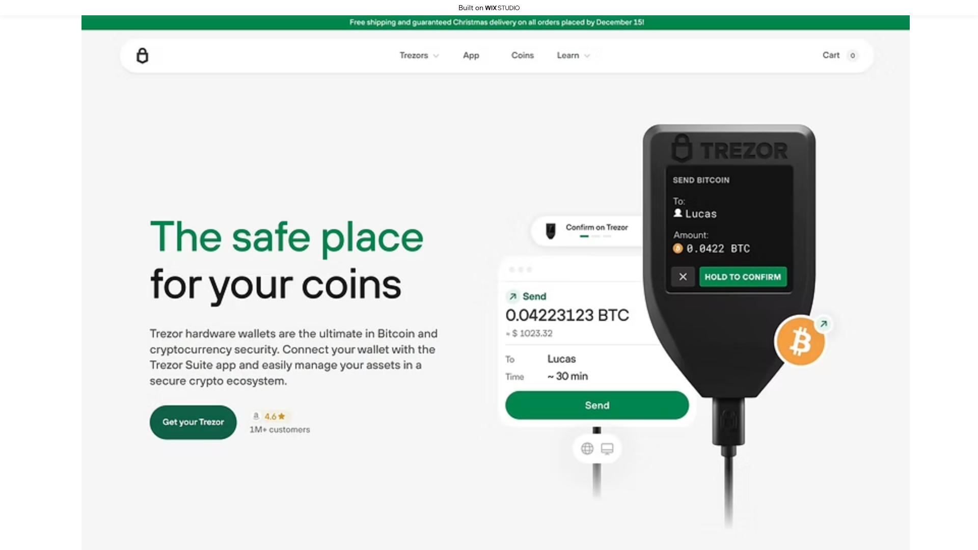website screenshot of https://bridge-software.wixstudio.com/us-en