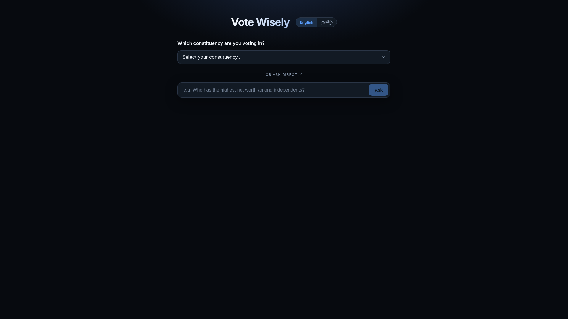 website screenshot of https://vote-wisely.pages.dev/