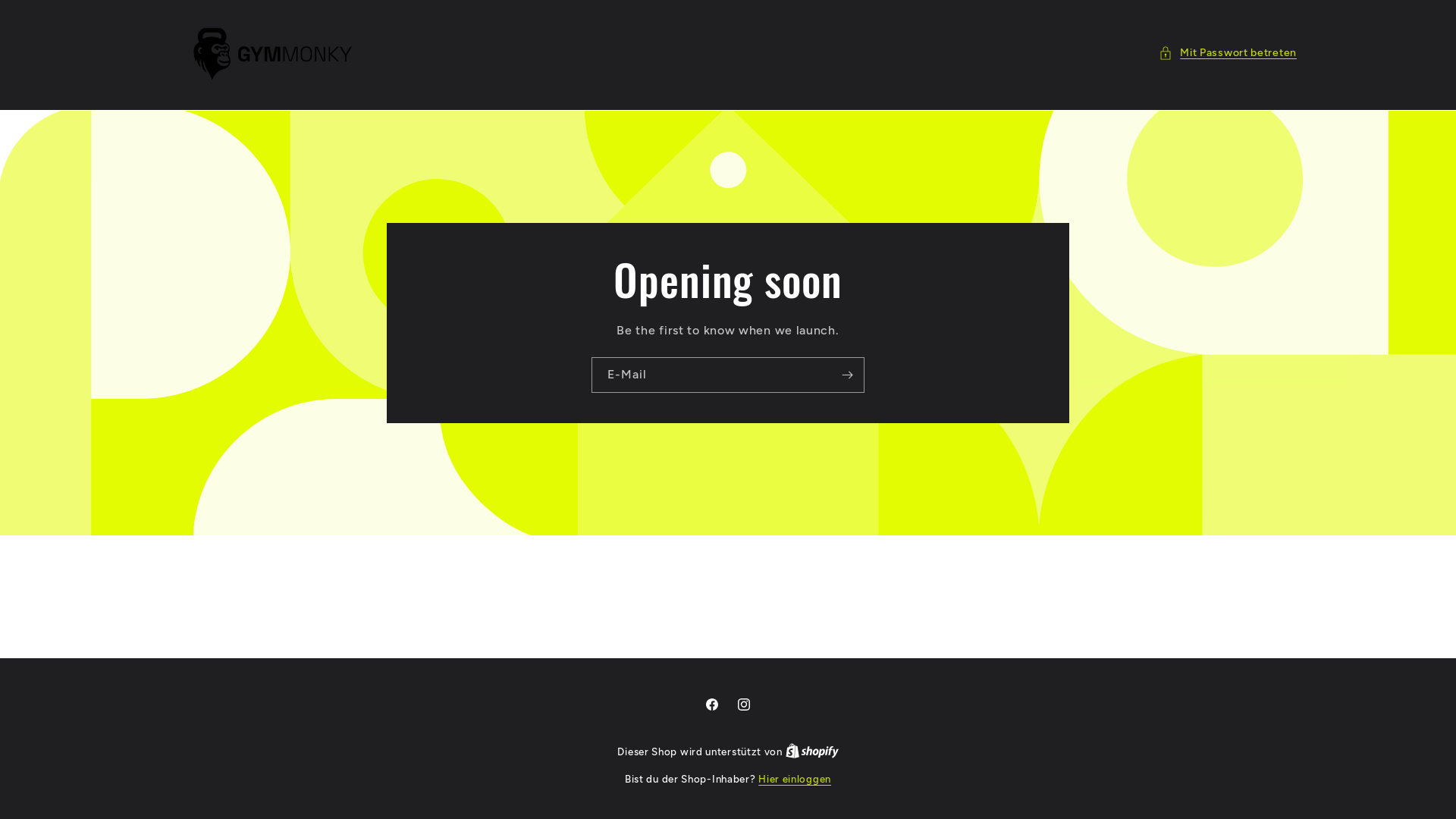 website screenshot of https://gymmonky.de/