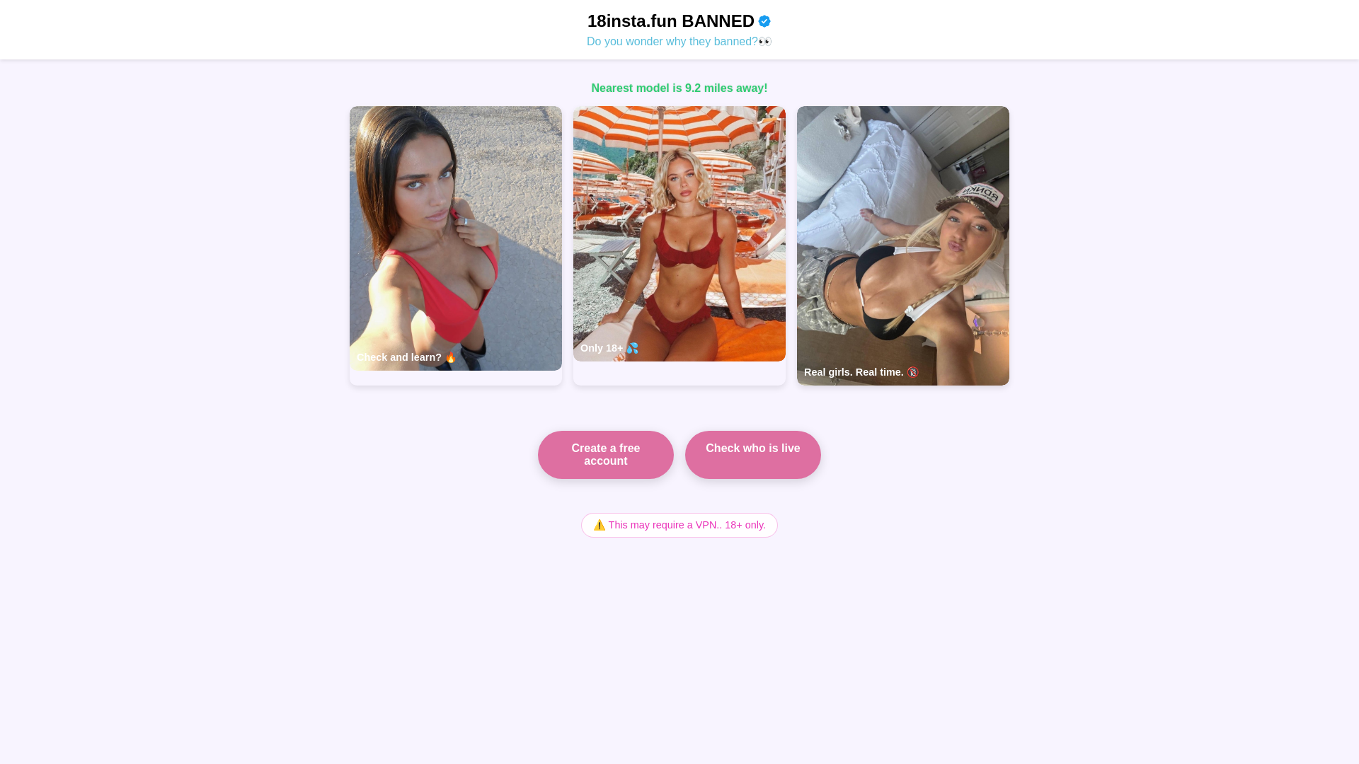 website screenshot of https://18instafun.pages.dev/