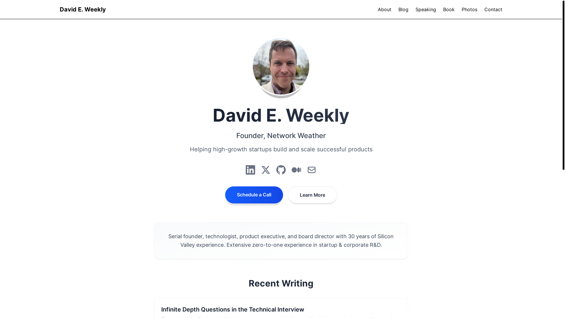 website screenshot of https://david-weekly-org.pages.dev/