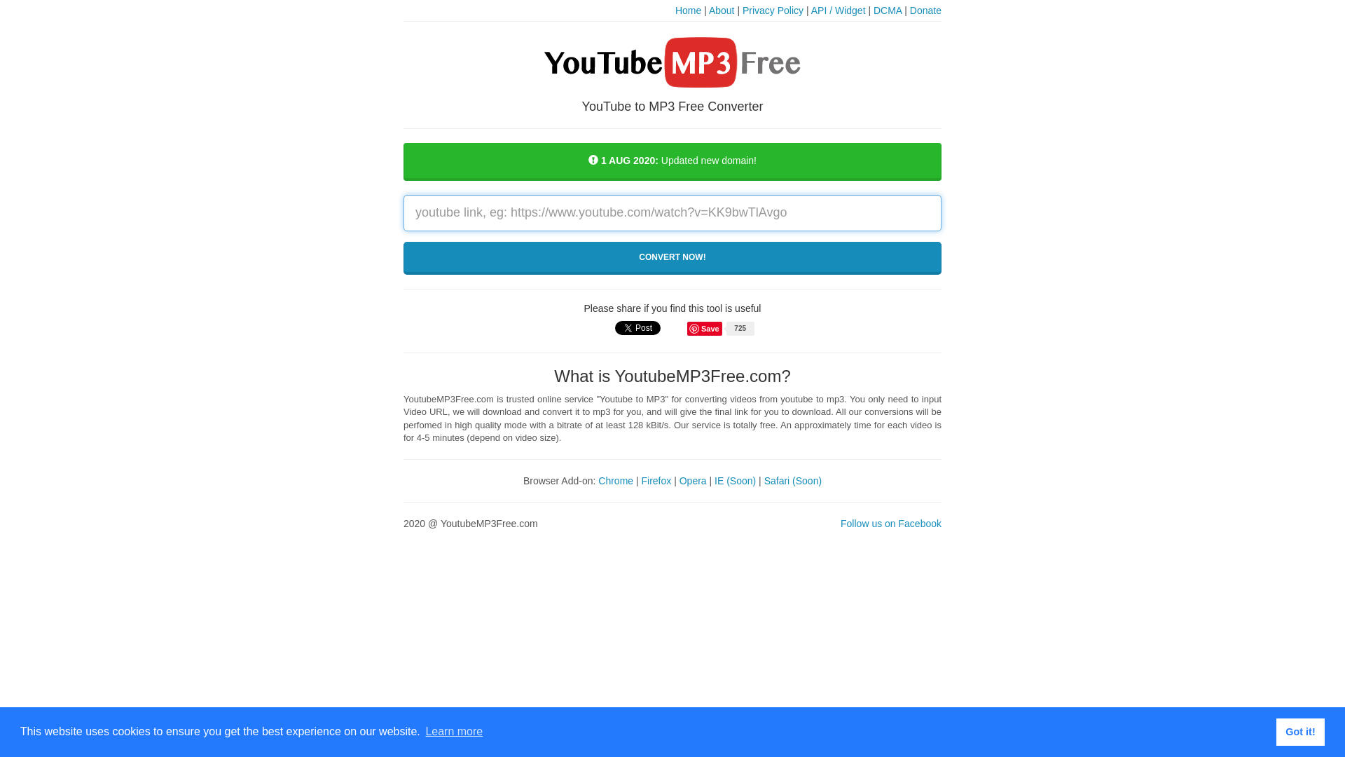 website screenshot of https://youtubemp3free.com/en/