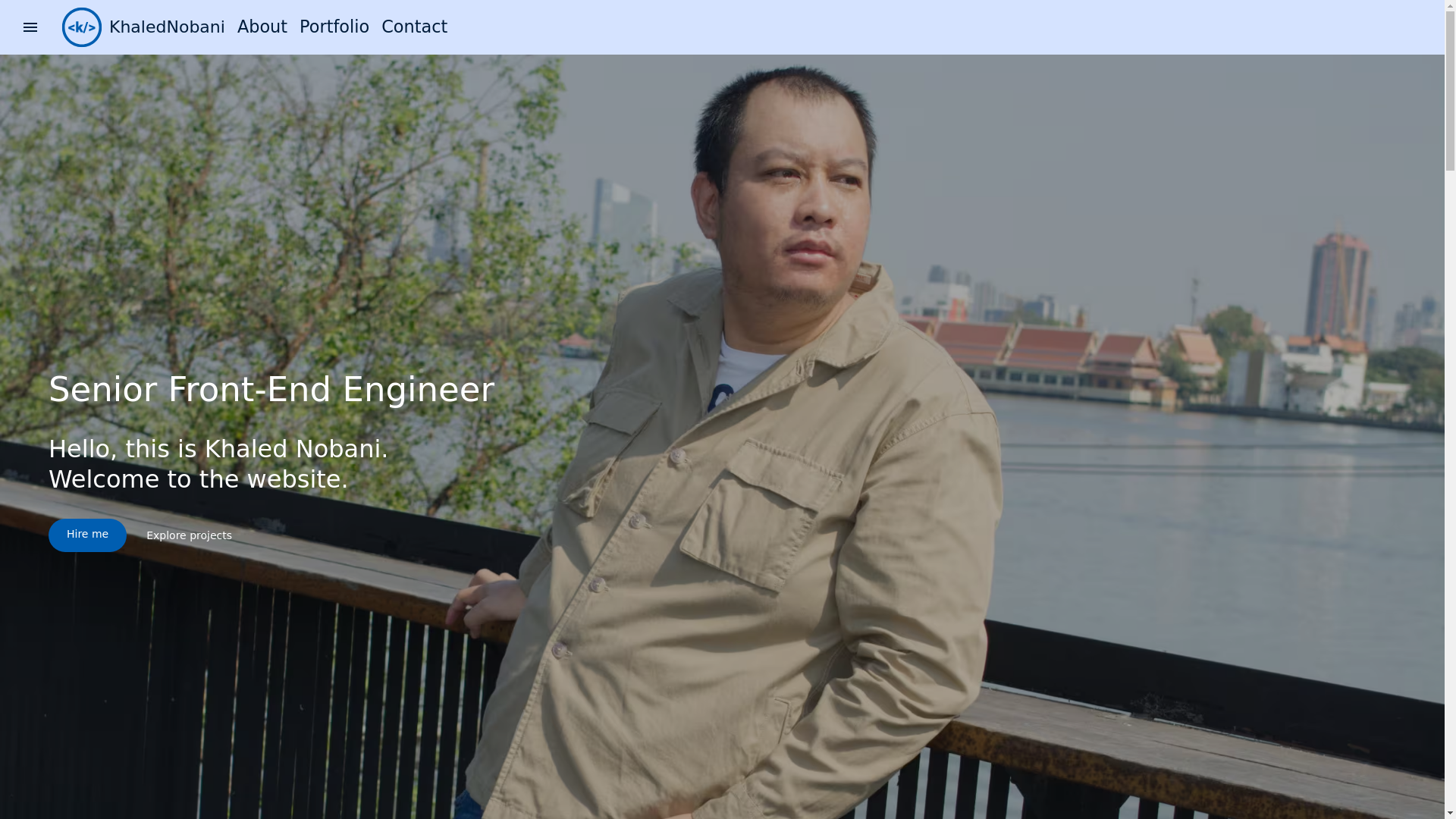 website screenshot of https://khalednobani.pages.dev/