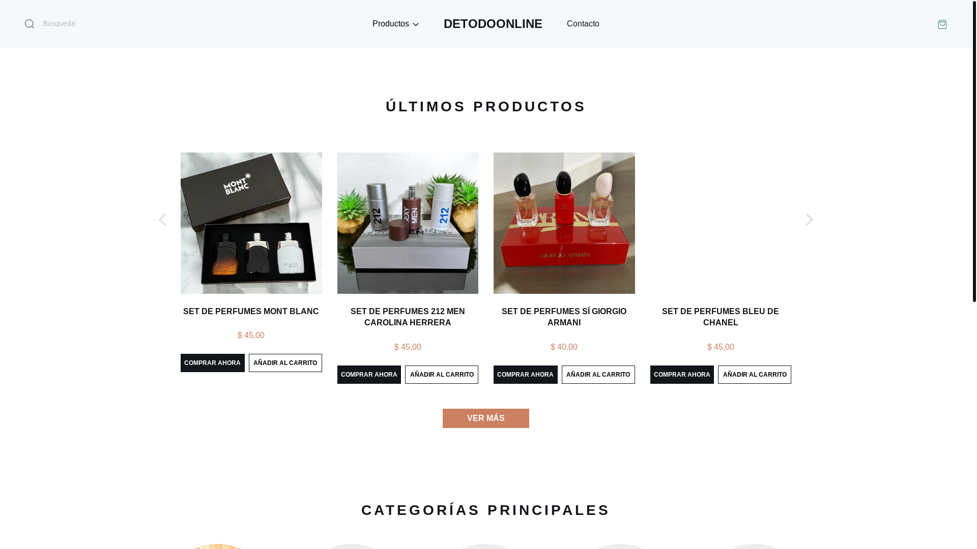 website screenshot of https://todoestaaqui.online/