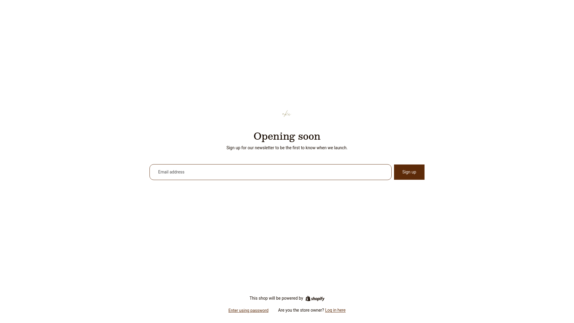 website screenshot of https://ekijewellery.com/